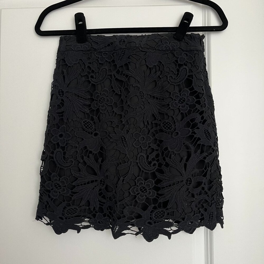 Banana Republic Lace Mini Skirt